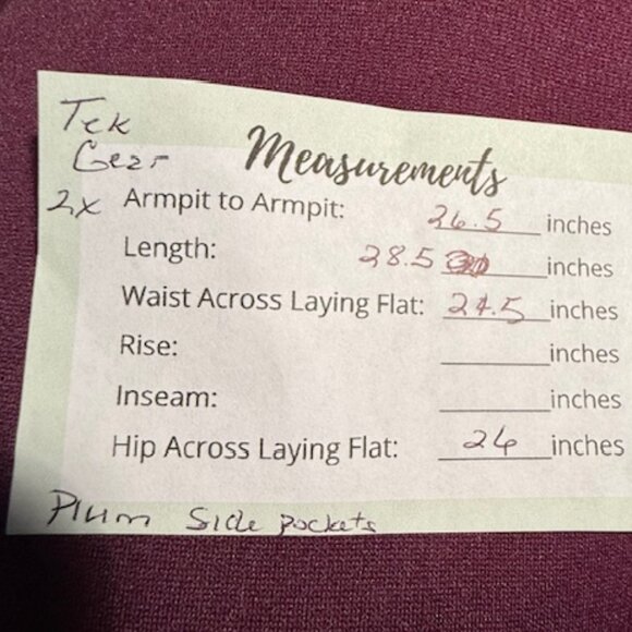 Tek Gear Dark Plum Quilted Front Hooded Mixed Media Jacket Size 2X - Picture 9 of 10